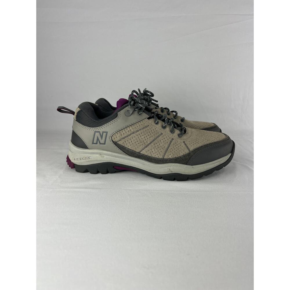 New Balance 1201 Trail Walking Shoes ABZORB Gray Suede Leather Women’s 9